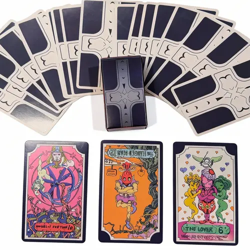 A JoJo's Bizarre Adventure Fashion Accessories board game/card game with tarot reading and battle modes. Each card is a collectible fragment of the JoJo universe!