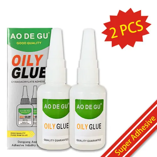 2PCS All-Purpose Super Glue, Cyanoacrylate All-Purpose Glue, Magic Glue, Shoe Glue, Welding High-Strength Glue, Super Glue Gel, Strong & Instant Bond, Fast Dry, Repair Glue for Shoes, Ceramics, Porcelain, Metal, Plastic, Wood, Leather, Glass, TRENDREADY