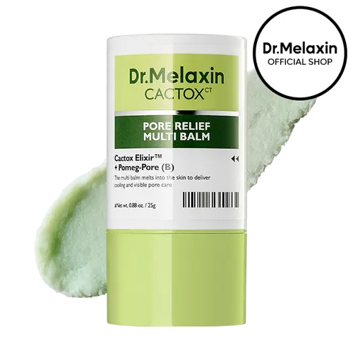 [Dr.Melaxin Official] CACTOX PORE RELIEF MULTI BALM with Cactus Cooling Reduce Puffiness & Pore Tightening for Visible Pore Care Skin Repair