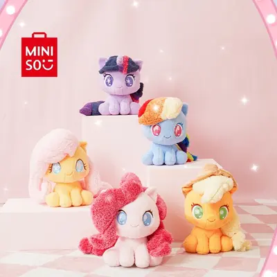 My Little Pony Kawaii Chibi Plush Doll, Cute Sitting Pony Stuffed Toy, Ultra Soft Cuddly Plush Figure, Adorable Gift for Girls & Fans
