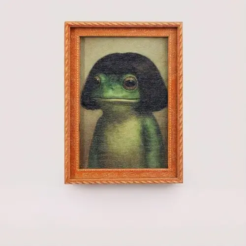 Funny Bob Haircut Frog Fridge Magnet - Weirdcore Decoration, Unique Decor, Cute Magnets for Fridge, 2026 Graduation Gift for Class of 2026, Sassy Keepsake, summerwins, Home & Kitchen Supplies, Party Gift