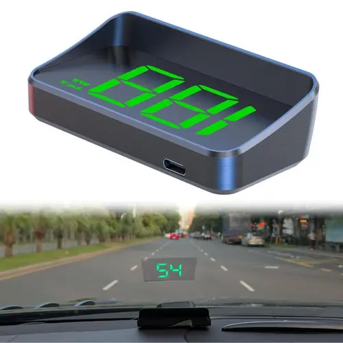 JOYTUTUS M2 Model Safe Glance HUD - Car Smart Display, Dual Satellites System, Universal Car Accessories, USB Plug & Play, Speedometer, Driving Safety Tech, Easy-Install Interior Tool, Speed Display