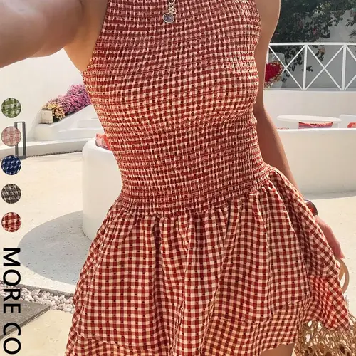 Women's Casual Fashion Sleeveless Short Dress, Perfect for Daily Wear, Ladies' Comfortable and Stylish Summer Clothing