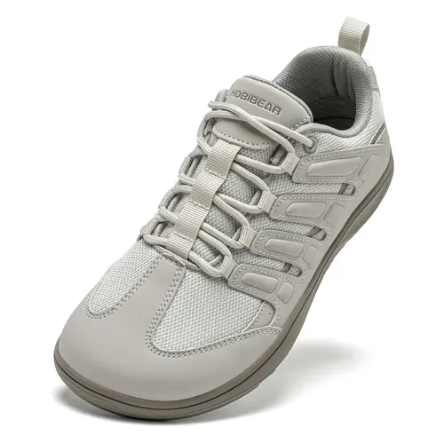 HOBIBEAR Unisex Fashionable Running Shoes - Wide Toe Box, Wide Fit, Lightweight Minimalist Design, 0-drop, Rubber Synthetic Upper, Anti-slip Sole for Natural Barefoot Movement, Outdoor Trail Use, Zero Drop,back to school,back to school haul