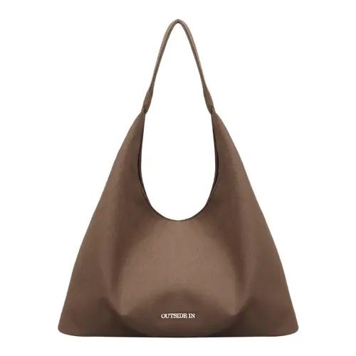 RIVERICH Canvas Underarm Shoulder Bag, Spacious Magnetic Closure Tote for Daily Use & Travel, Roomy Sling Bag Fits water bottle, and essentials with secure snap closure, perfect as a work bag, beach tote, or casual day-out companion