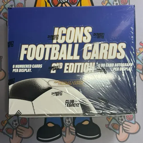 2025 Club Legacyz Icons Football (Soccer) 2nd Edition Hobby BOX