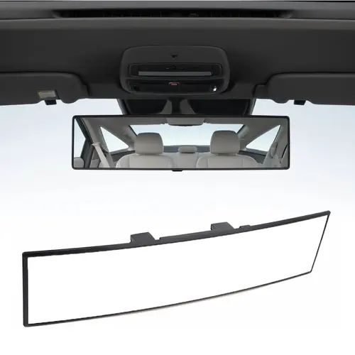 Rear View Mirror, Interior Clip-on Wide AnglePanoramic Rear Mirrors, Universal 11.81 InchPanoramic Convex Rearview Mirror, CarsAccessory, for Cars,SUVs,Trucks, Various KindsVchicles	toolupgrade