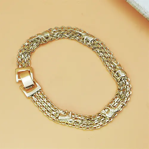 Women's 7 In Gold Plated Elephant Charm Bangle - Minimalist Dainty Jewelry, Lucky Birthday Gift, Wedding Wrist Accessory, Everyday Unisex Adults' Jewelry Style Bracelets & Charm Bangles