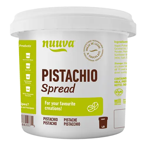 Pistachio Cream Spread for Dubai Chocolate Bars | Smooth Rich Pistachio Filling for Cakes, Cookies, Pastries & Desserts | Perfect for Viral Recipes | Gluten-Free | No High Fructose Corn Syrup | Kosher Certified