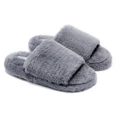 KOLILI Women's Warm Home Slippers Casual Soft Plush Lining Bedroom Sandals Walking Shoes Fashionable Comfortable Classic Versatile Girl Footwear Anti-slip Sole Summervibes