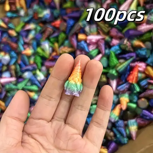 100 Pieces 3D Printed Mini Gnome Statues, Garden Gnomes, Garden and Home Decorative Ornaments, Desktop Statues, Collectible Yard Artwork, for Outdoor/Indoor, Christmas Stocking Stuffers, Birthday Gifts, Room Decoration #GLOBAL PICKS