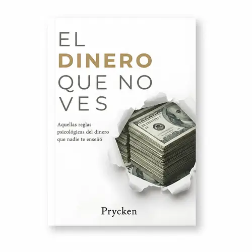 Prycken " El Dinero Que No Ves" Aquellas reglaspsicológicas del dineroque nadie te enseñó.A book on financial decision-making psychology, ideal for improving personal finances，Spanish speakers, suitable as a gift for friends or family., Cl