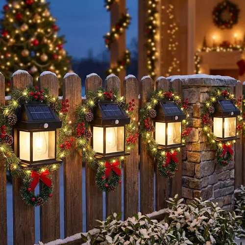 Solar LED Lighted Outdoor Wall Lamp - Automatic Sensor, Auto On/Off, 10-Minute Fence/Wall Mount Installation, Included Tools, Solar Charging Keeps Upkeep Simple, Warm Glow Guides Guests Home, Ambient Glow Yard Lighting