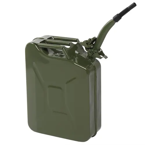 【Summervibes】Ubesgoo 5L/10L/20L Fuel Can, Portable Jerry Gas Can with Flexible Spout System, Rustproof ＆ Heat-resistant Steel Fuel Tank for Cars Trucks Equipment Bottles OrganiserVersatile Water and Liquid Container for Cars, Trucks, Motorcycles