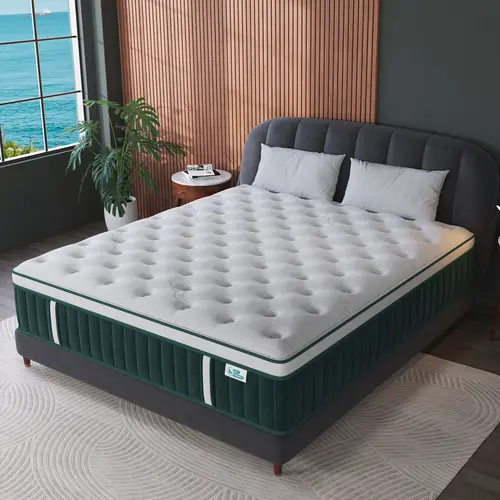 12"14" Twin Full Queen King Size Mattress in a Box Hybrid Spring Memory Foam, Medium Firm Ergonomic Mattress Back & Lumbar Support