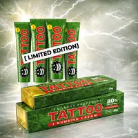 Tattoo Numbing Cream (4 Pack) - For Tattoos - Limited Edition Painless Procedure 80% Very Strong 10g