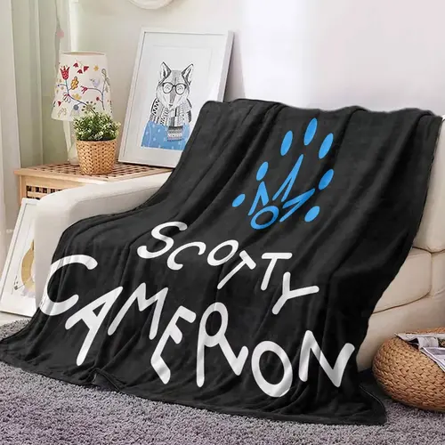 Scotty Camerons Blanket Soft Funny Throw Blanket Cozy Lightweight Plush Portable Cover Blanket For Sofa,Warm Gift For Birthday,Christmas,Multiple Blankets