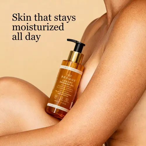 Besque® Hydrating Shower Oil, High Quality Oil Cleanser for Body Care & Selfcare