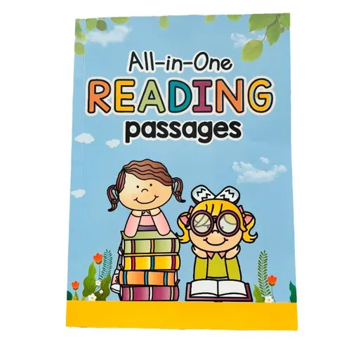 Hatwoo English Reading & Answer Book, All-in-One Reading Passages Reading Comprehension Tracing Practice Book, Answer Questions According to Short Stores