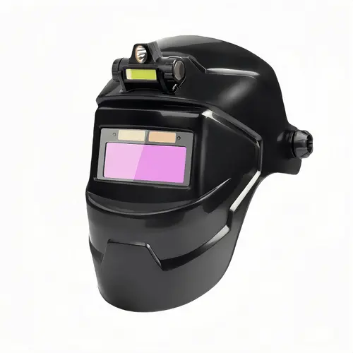 Solar Auto-Darkening Welding Helmet with LCD, Safety Welding Mask for Grinding (Tools & Hardware, Soldering Equipment Accessory)
