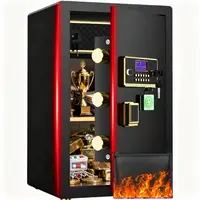 [Gift Guide] ACTIGER Large Money Safe Box with Digital Keypad, Electronic Lock, Smart Alarm System, and Dual Security Includes Fireproof Bag & Inner Locking Cabinet for Home, Office, Business, Travel, Mother's day Gift, Kids, Cash