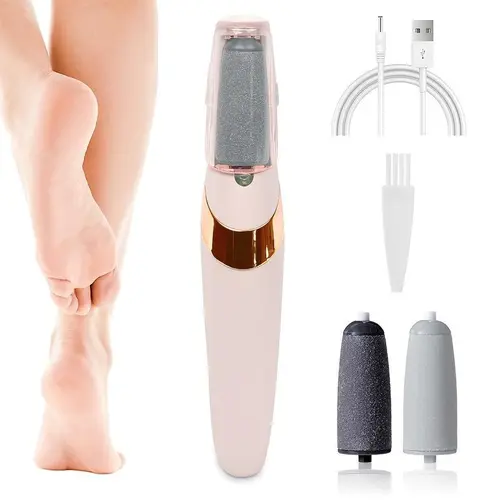 Electric Feet Callus Remover,Portable Electronic Foot File Pedicure Tools,Waterproof Foot Scrubber File,Pedi Foot Care for Dead,Hard Cracked Dry Skin Manicure Nail Nail Care Cutics Nail Art