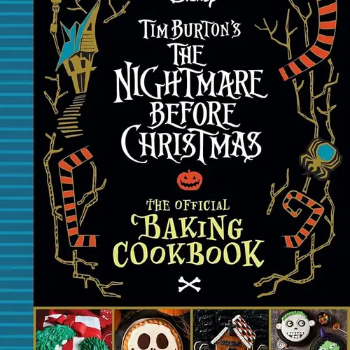 Tim Burton's Official Spooky Halloween Classic Hardcover Baking Cookbook - 55+ Dessert Ideas, Halloween Town Inspirations, Oogie Boogie, Sally Focus, Bars/Breads/Muffins, Easy for Bakers (Beginners & Experienced), Collectors, Inspiring Photos, Zero