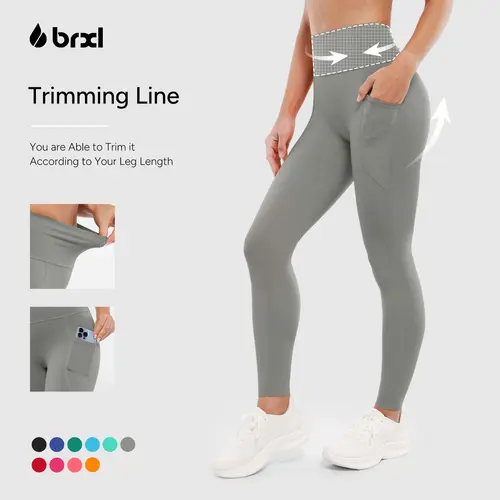 BRXL Women's High-Waist 25-Inch Yoga Pants - Butter-Soft Leggings with Hip-Sculpting Design, Pockets & UPF 50+ Fall Apparel #Parati #FitnessWorkout #OutdoorFun #HolidayWarm-Up-6,travel essentials,camping essentials,sohochic