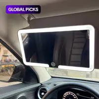 Car LED Makeup Mirror Sun Visor, Portable High Definition Clear View, 1 Piece Car Accessory for Easy Application