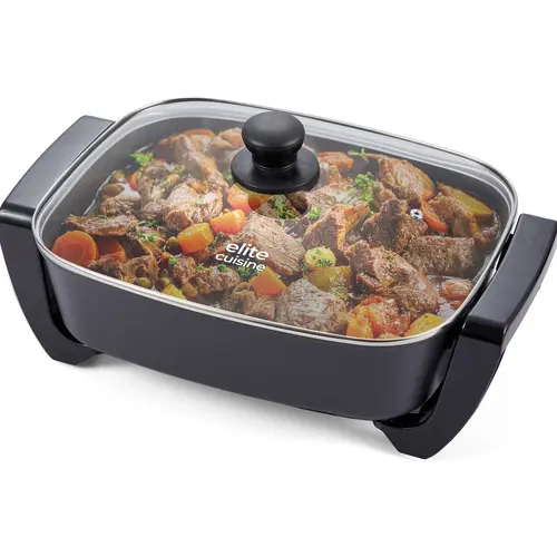 Elite Cuisine 15" x 12" Electric Skillet Ceralast