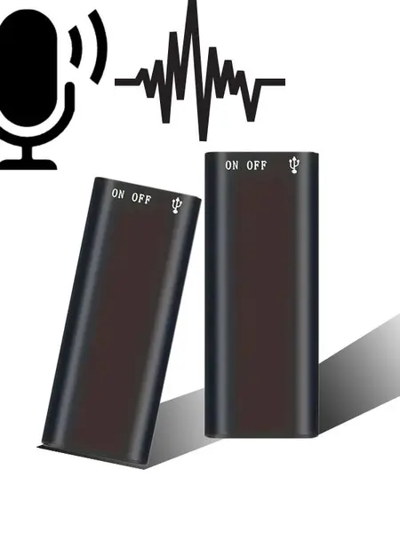 1pc Professional Voice-Activated Digital Recorder, 8GB High-Definition Noise-Canceling MP3 Player, Ultra-Thin Portable Recording Pen for Business Meetings, No Battery Included Audio