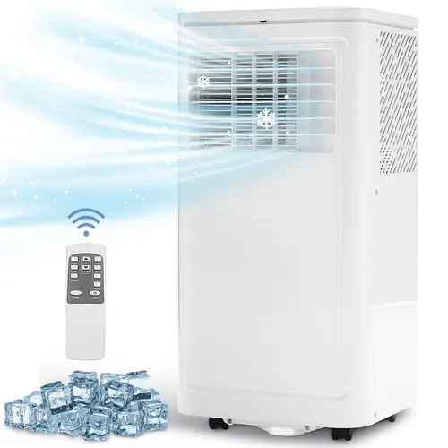 TMWINGS Portable Air Conditioner, 10000 BTU Room Air Cooler, Cools Rooms up to 450 Sq Ft, 3-in-1 Cooling, Dehumidifier, Fan with Remote, Quiet Operation, Includes Window Installation Kit, for Large Room Living Room Office Energy Saving Ac