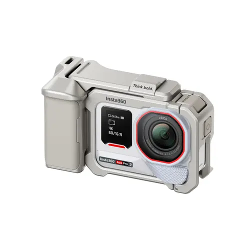 Insta360 Ace Pro 2 Xplorer Bundle - Arctic White 8K Waterproof Action Camera, Co-Engineered with Leica, 1/1.3" Sensor, Dual AI Chip, Leading Low Light Performance, for Street Photography