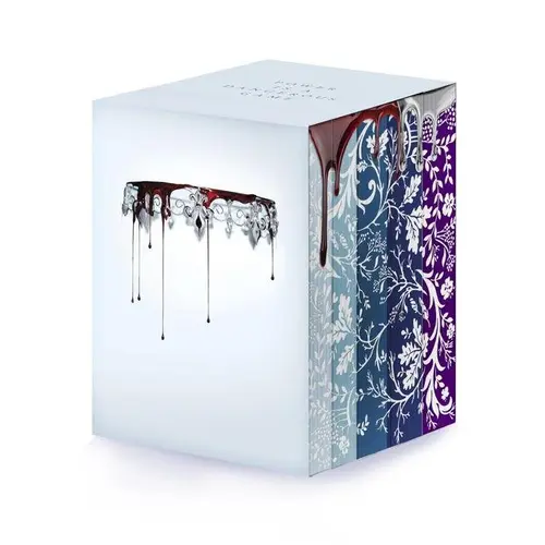 Red Queen 10th Anniversary Deluxe 5-book Box Set with stenciled edges: Red Queen, Glass Sword, King's Cage, War Storm, Broken Throne by Victoria Aveyard [Multiple-component retail product]
