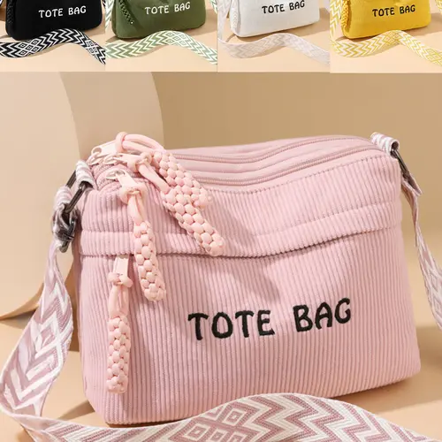Stylish simple and casual one-shoulder messenger bag, niche design versatile woven wide shoulder strap messenger bag, Adjustable crossbody, classic and portable suitable for daily commuting, shopping and dating, Fashionable Crossbody Bag