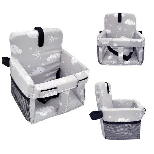 Shopping Cart Seat Pad, Soft Comfortable Cozy Infant and Newborn High-Chair Cushion, Foldable Multi-Purpose Design Stroller Seat Cushion, Easy to Carry, Stroller Accessories