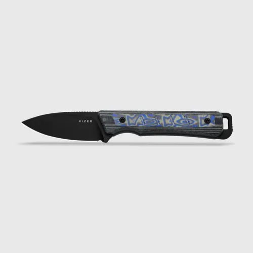 Kizer Whiskey Jack AEB-L Vortex Pattern Micarta Outdoor Camping EDC 1108A6