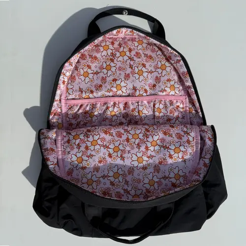 COZYLOUCIA Women's Cute School Backpack, Casual Lightweight Bookbag with Floral Interior & 15.6" Laptop Compartment, Fits 40oz Bottle, Travel Backpacks, Laptop Compartment Backpack tiktokshopbacktoschool,back to school,back to school haul