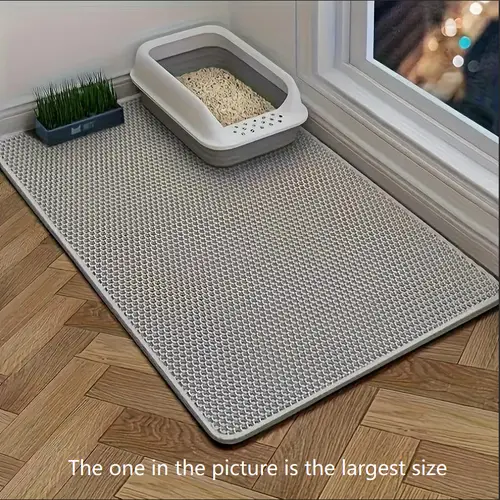 Extra Large Honeycomb Cat Litter Mat Trapper - Waterproof Floor Protector for Floor Protection, Less Litter Spread,back to school