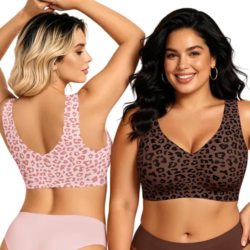 Vertvie｜EMILY Seamless Active Tank Bra, Jelly Bras, Pullover Wireless Comfort for Everyday Movement