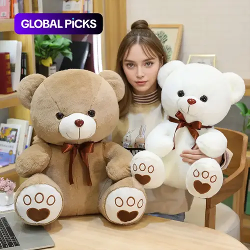 Valentine's Day Teddy Bear Plush Toy, Soft Stuffed Animals, Soft Huggable, Snuggle Bear, Cute Cartoon Doll, Perfect Birthday Gift, Soft and Cuddly, Ideal for Game Time, Wedding Season, Graduation, Back-To-School Gifts #GLOBAL PICKS