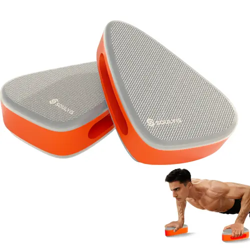 Soulyis Push-Up Hand Pads - Home Gym Strength Training Equipment, Lightweight, Flexible, Non-Irritating, Palm-Fitting for Sliding or Crawling Workouts, Home Gym Equipment