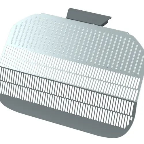 sohochic Cat Litter Box CB01 Accessories: Stainless Steel Sand Guard, Gray, Small Aperture for Small Granules