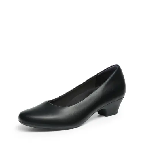 Dream Pairs Women's Classy Elegant Stylish Closed-Toe Block Heeled Pumps - Arch Support, 3D Cushion Insole, Breathable Lining, Quiet Lightweight Outsole, Soft All-Day Comfort, Classic Office-Wedding Essential Footwear, Fashion