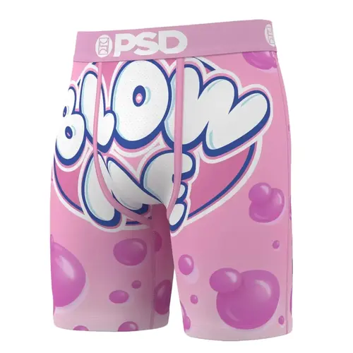 PSD Mens Blow Me Boxer Brief - Standard Length 7 Inch Inseam, Soft and Breathable Poly Blend Fabric