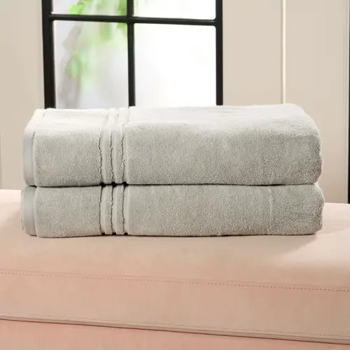 Home Reflections Set of 2 100% Cotton Bath Sheets
