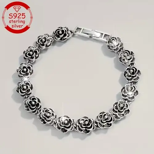 Ladies' Rose Bracelet – Perfect for birthdays, Valentine’s Day, Teacher’s Day, Christmas, New Year’s Day gifts, daily wear, vacations, parties & weddings. Minimalist elegant women’s jewelry.