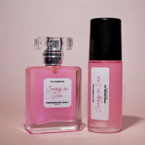 CRAZY IN LOVE BODY SPRAY & ROLL ON OIL BUNDLE - DLA COSMETICS