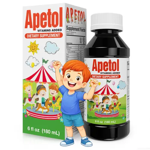APETOL Unflavored Edible Zinc Liquid Supplement - US-Made, Prop 65 Safe, Essential B-Vits (Thiamine B1, B6, Cyanocobalamin B12 Acetate), Zinc+Lysine, Digestive Care Children Vitamins & Supplements, Daily Routine Vitality Boost (6 Fl Oz, Adults & Kids), Da