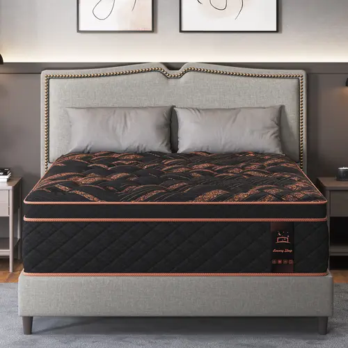 12"14" Twin Full Queen King Size Mattress in a Box Hybrid Spring Memory Foam, Medium Firm Ergonomic Mattress